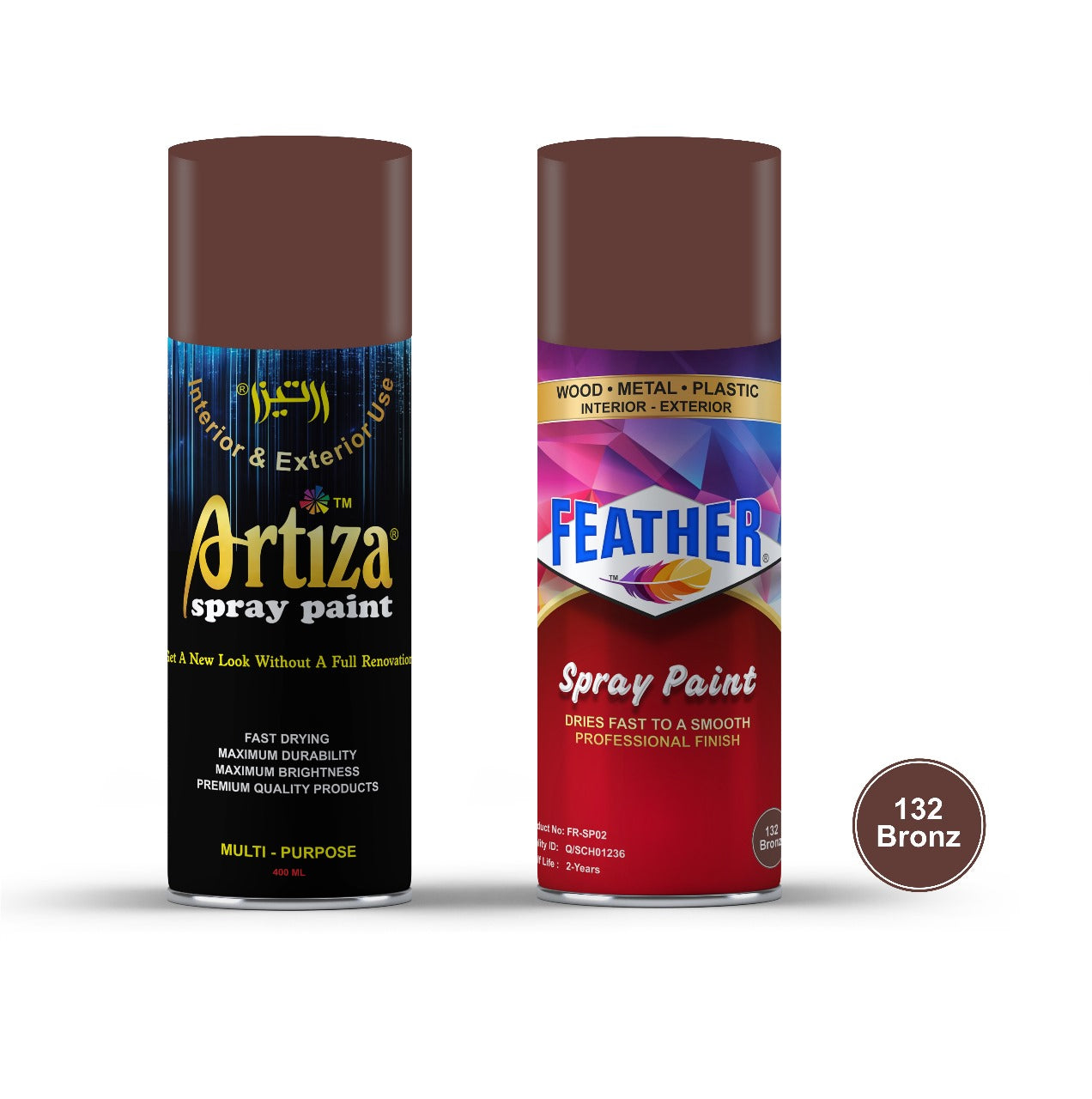 Artiza & Feather Spray Paints