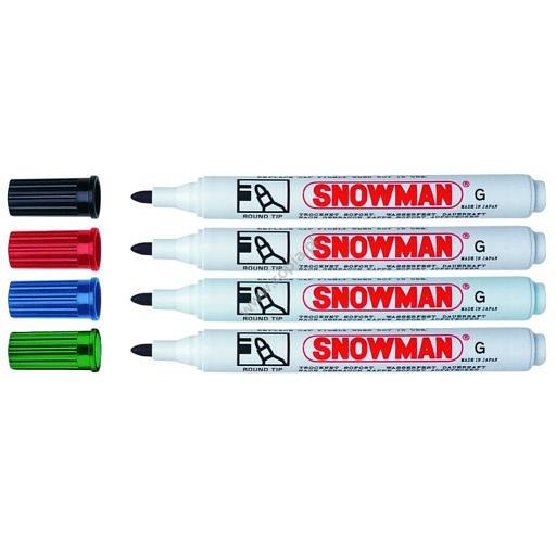 Snowman Permanent Marker Round Tip #70