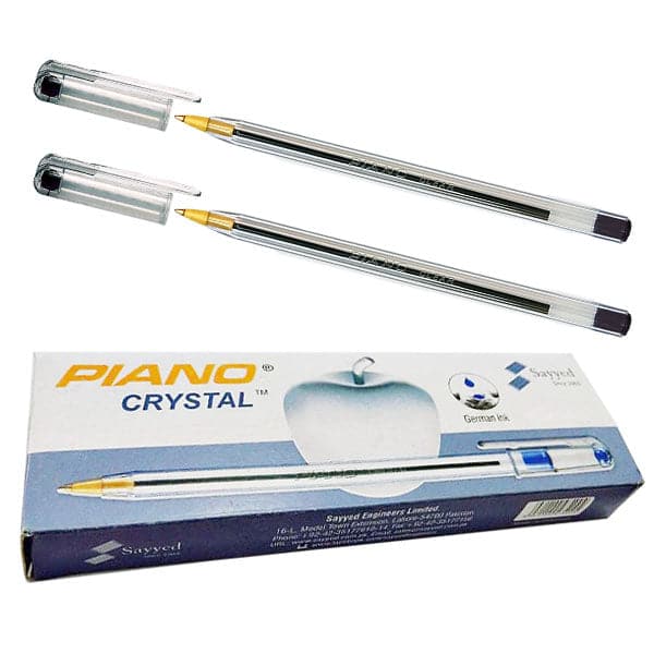 Piano Ball Pen Crystal Black (box)