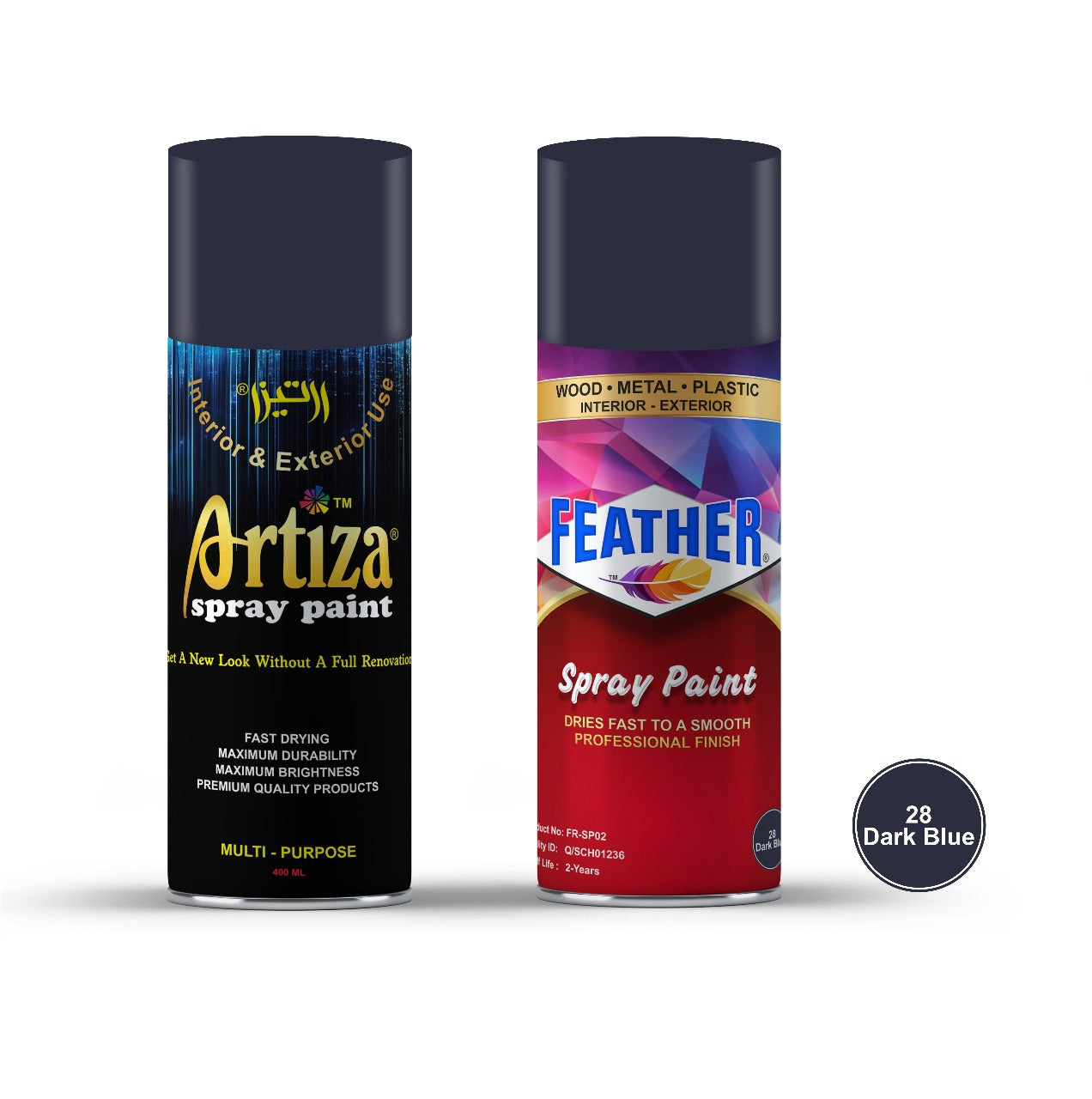 Artiza & Feather Spray Paints