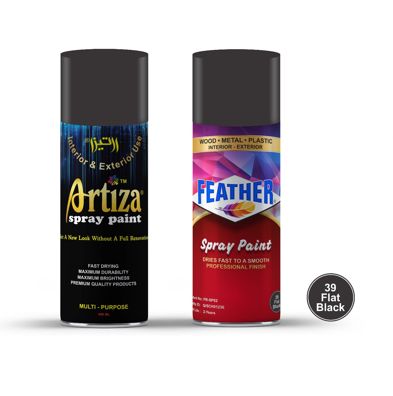 Artiza & Feather Spray Paints