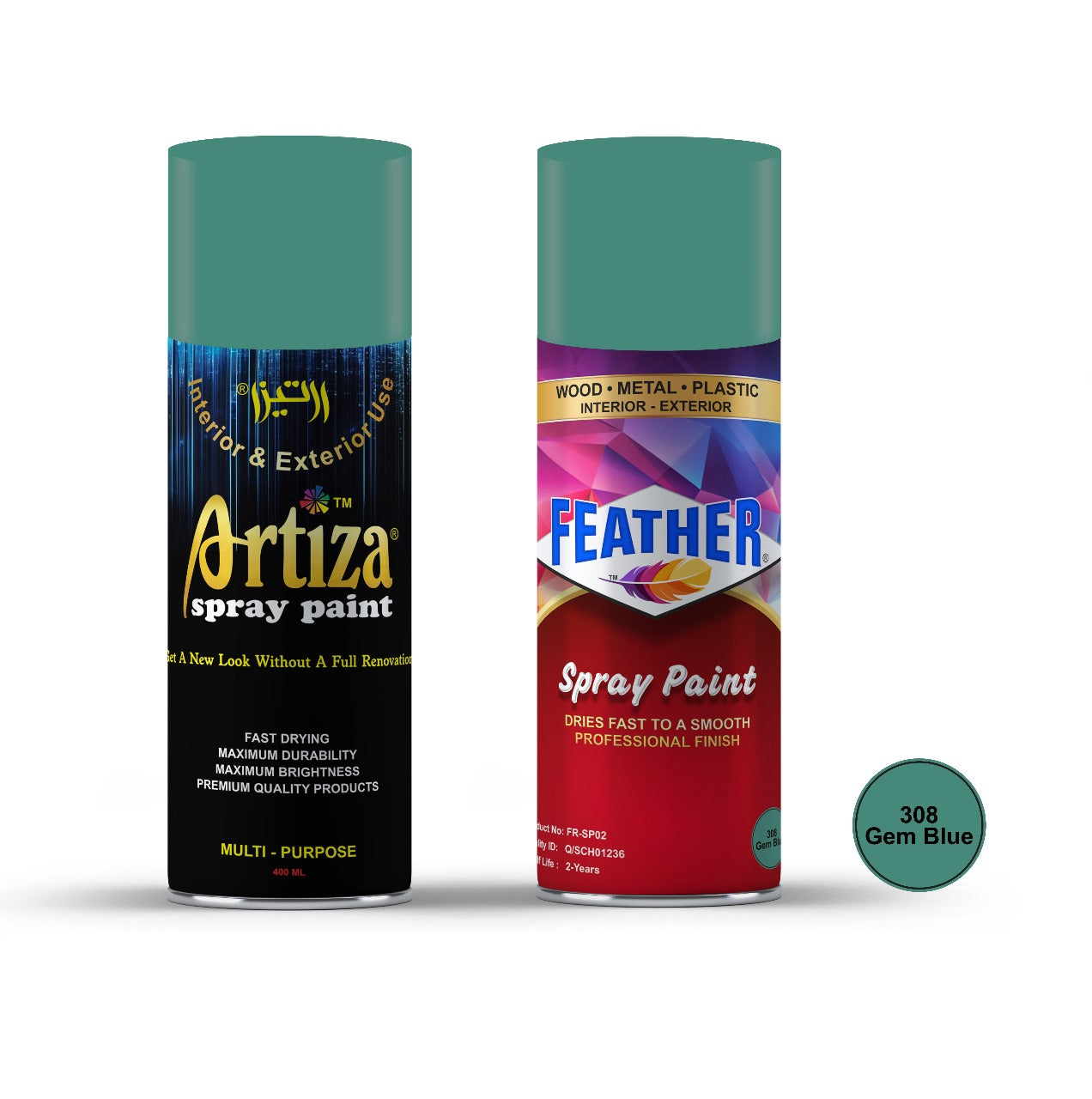 Artiza & Feather Spray Paints