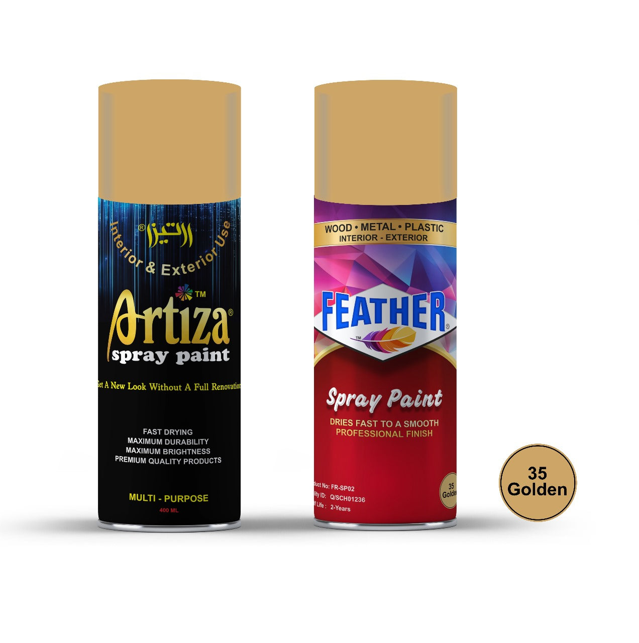 Artiza & Feather Spray Paints