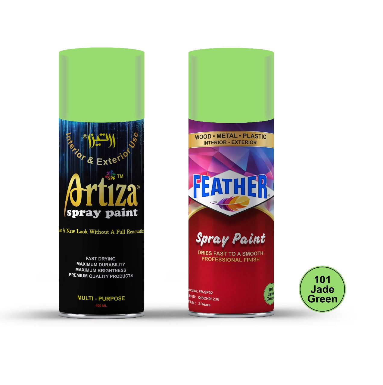 Artiza & Feather Spray Paints