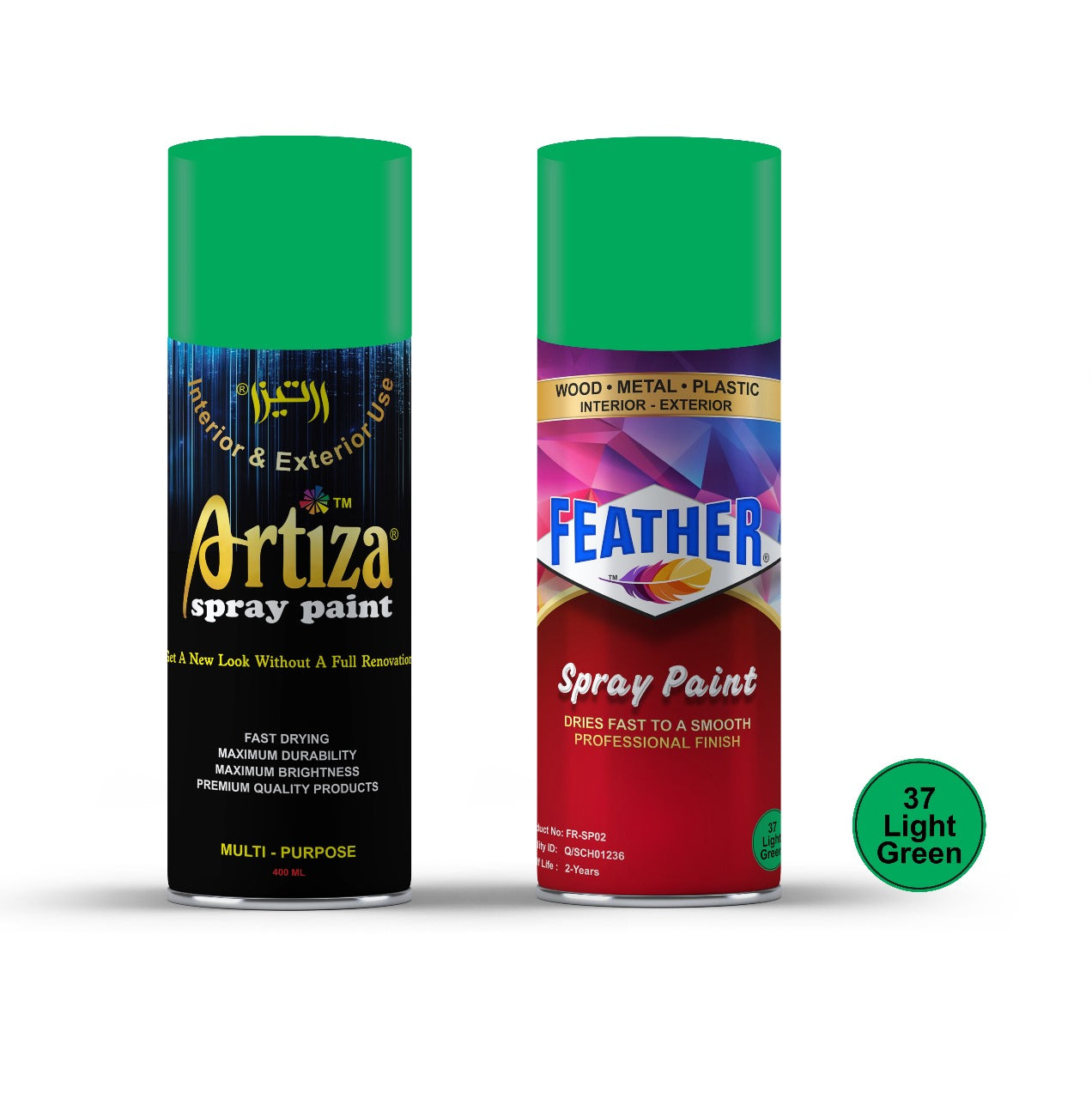 Artiza & Feather Spray Paints