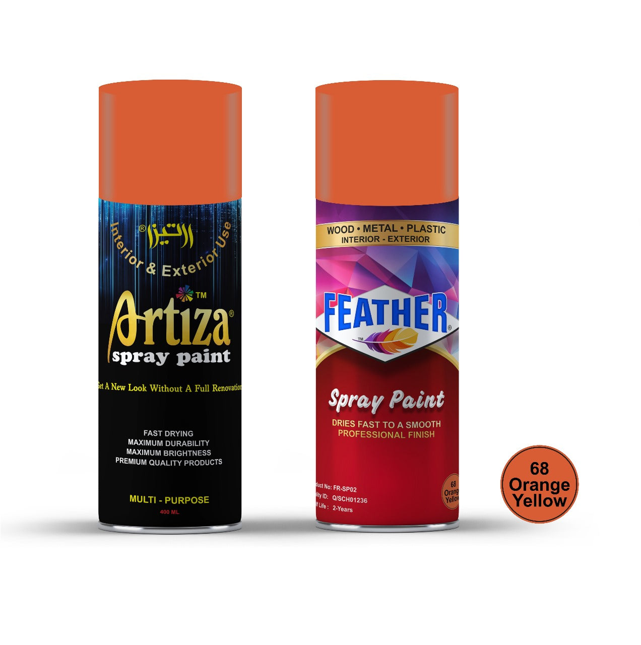 Artiza & Feather Spray Paints