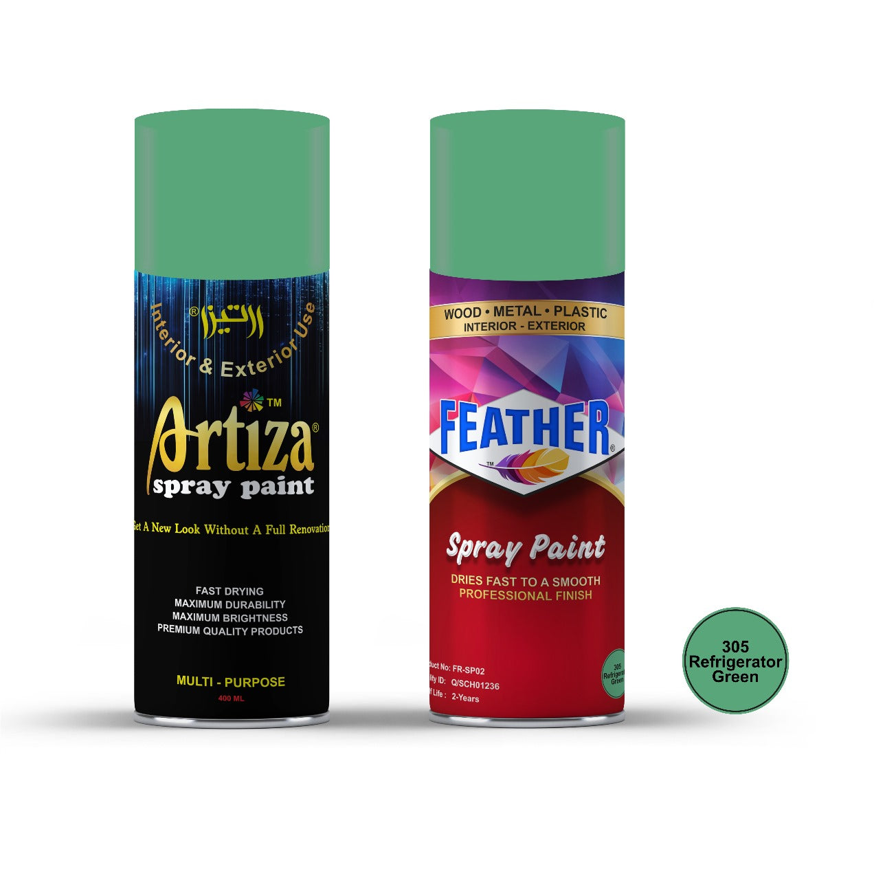 Artiza & Feather Spray Paints