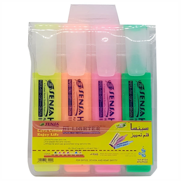 Sensa Highlighter Pack of 4