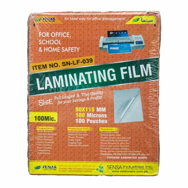 Sensa Lamination Sheet