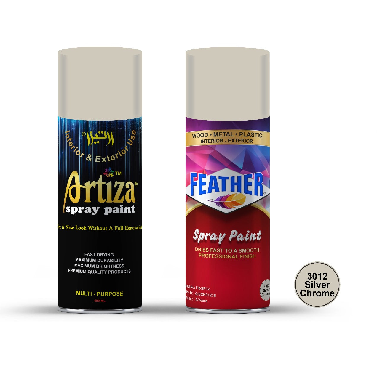 Artiza & Feather Spray Paints