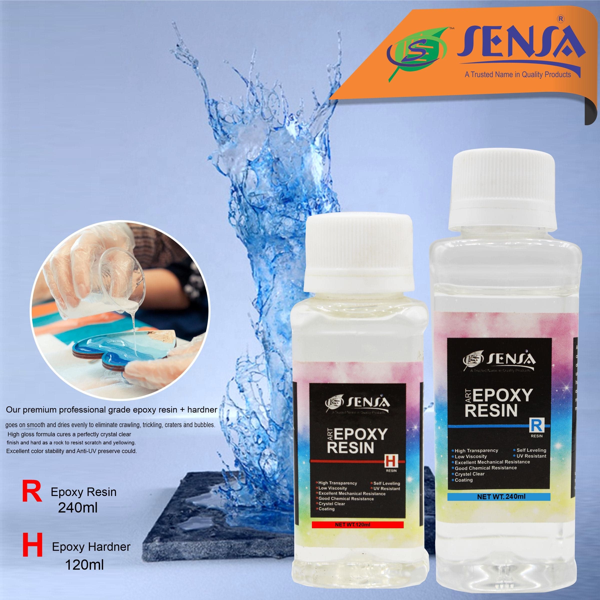 Sensa Epoxy Resin and Hardener