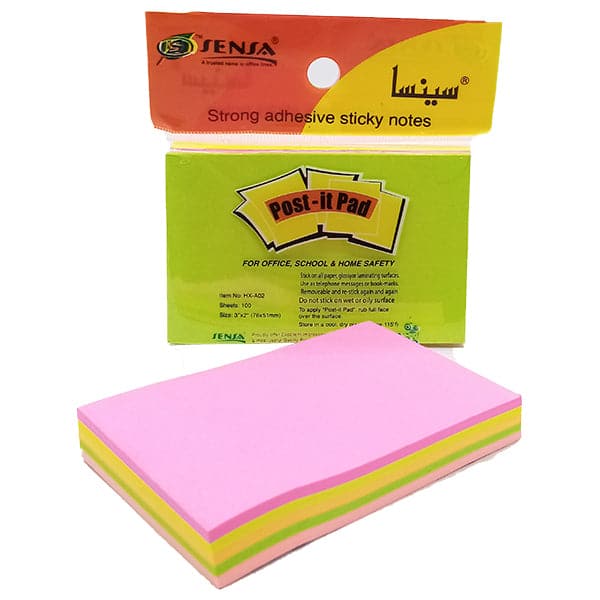 Sensa Sticky Notes Mix Color